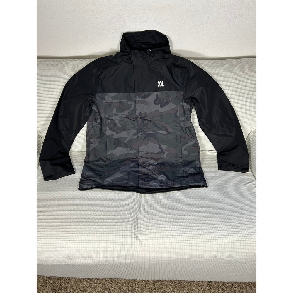 DIXXON Flannel Co Camo Men's Tech Jacket, Wind and Water Proof, Size Large, NWT